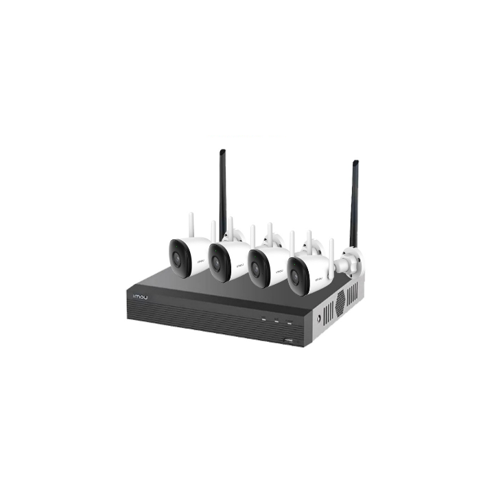 IMOU 4db wifi 2MP csőkamerával/1 db 4 csatornás Wifis hálózati rögzítő/1TB HDD vezeték nélküli megfigyelő szett