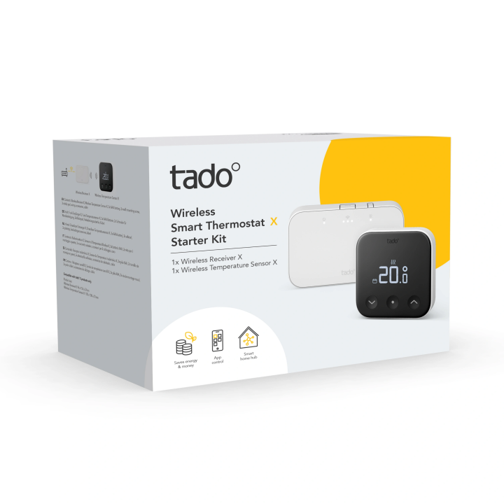 Tado Smart Thermosztát X, Vezeték nélküli Kezdőcsomag, Matter