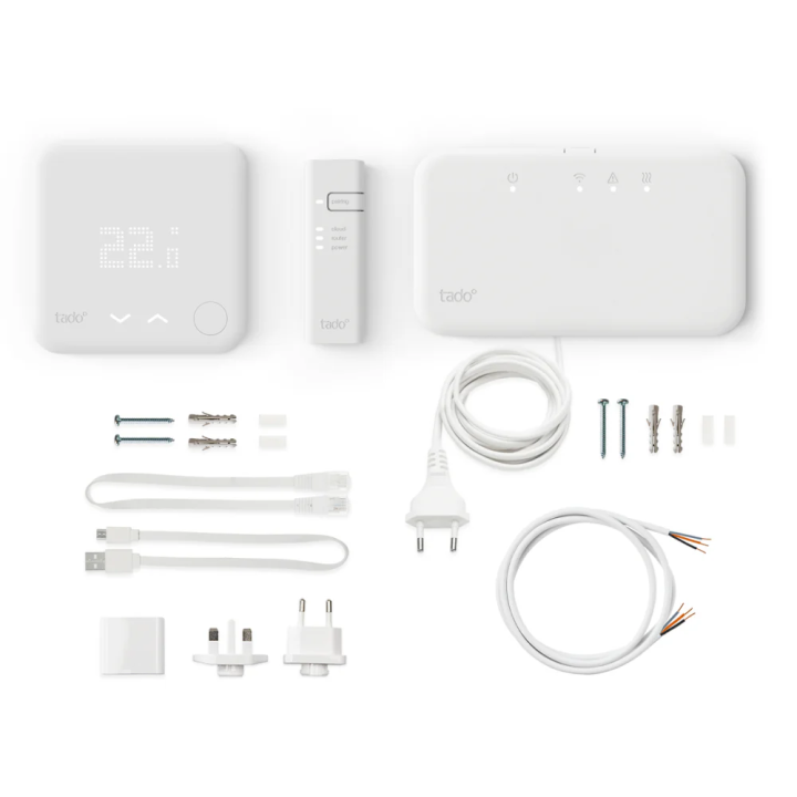 Tado Starter Kit - Vezeték nélküli intelligens termosztát V3+, központi alapcsom