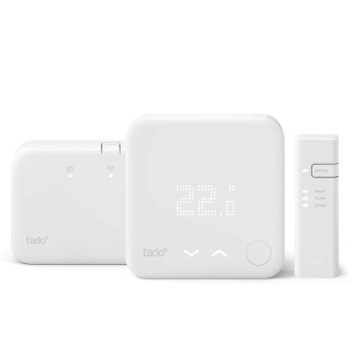 Tado Starter Kit - Vezeték nélküli intelligens termosztát V3+, központi alapcsom Tado Starter Kit - Vezeték nélküli intelligens termosztát V3+, központi alapcsom