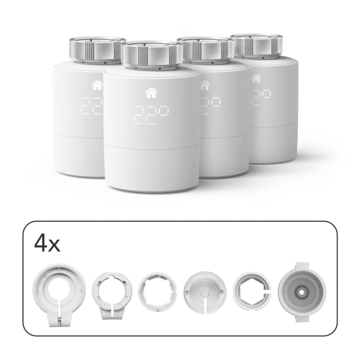 Tado Smart Radiátor Termosztát V3+, 4 db termosztatikus fej